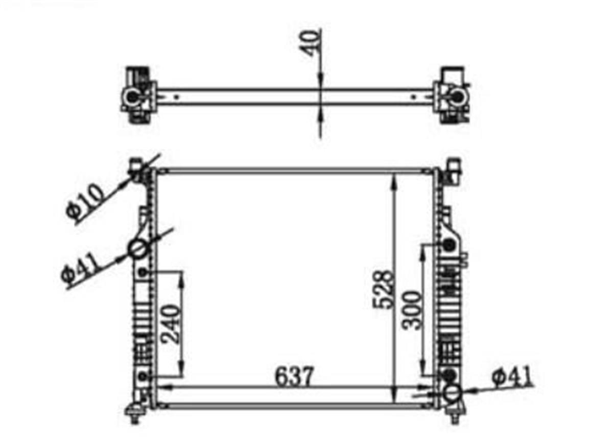 SU RADYATORU BRAZING MERCEDES BENZ G-CLASS- M-CLASS W164 AMG 06-12AT