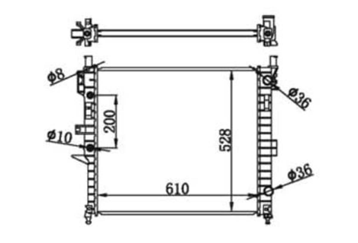 Su Radyatoru Brazıng Mercedes M-Serısı W163 At
