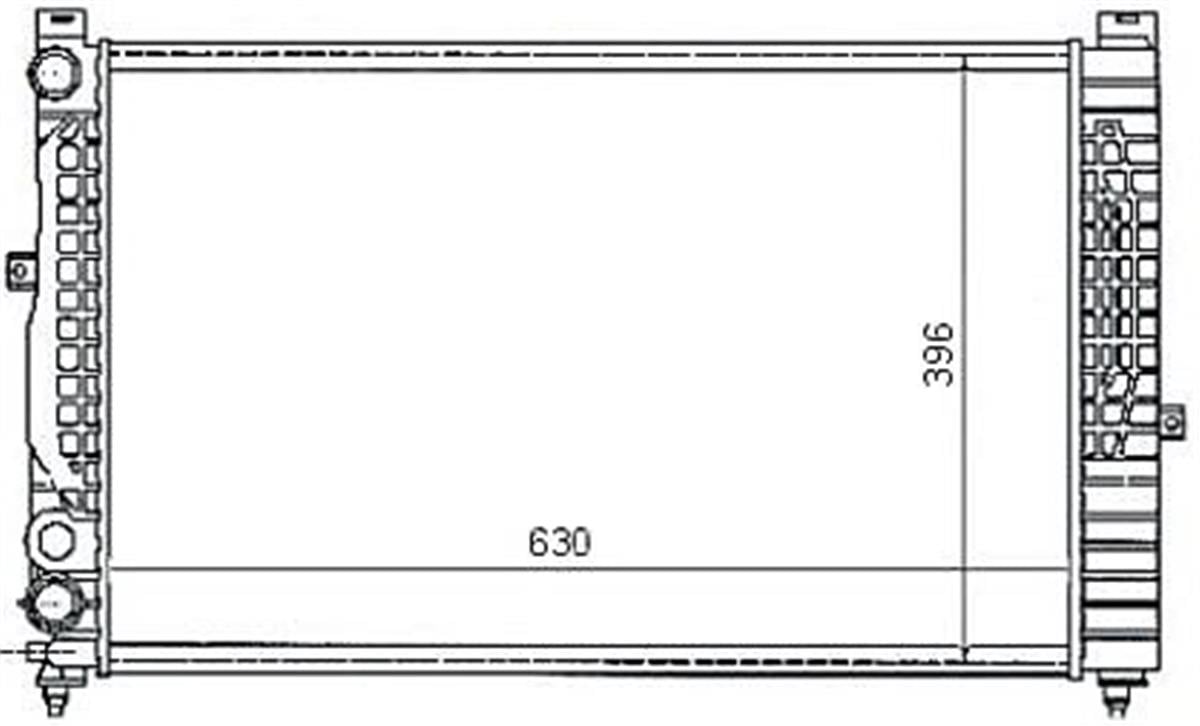 Su Radyatoru,Mekanık-Manuel (Vw Passat 97-05  Audi A4 95-01  A6 98-05  Skoda Sup