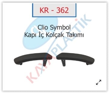 Renault Symbol Sandero Kapı İç Kolçak Takımı KAYA