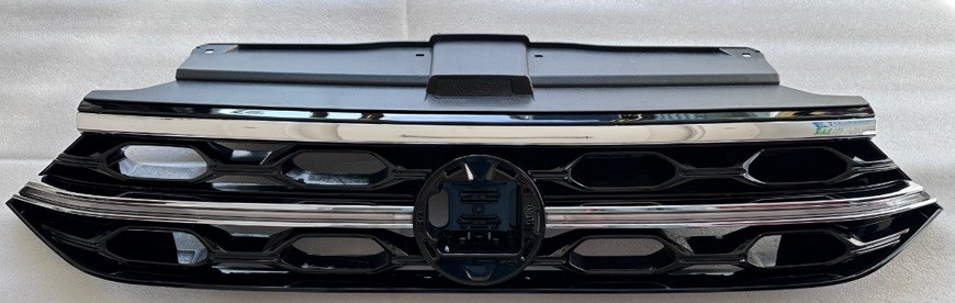 Volkswagen T-Roc Ön Panjur Parlak Siyah Krom LED'li Işıklı Highline PRO-A