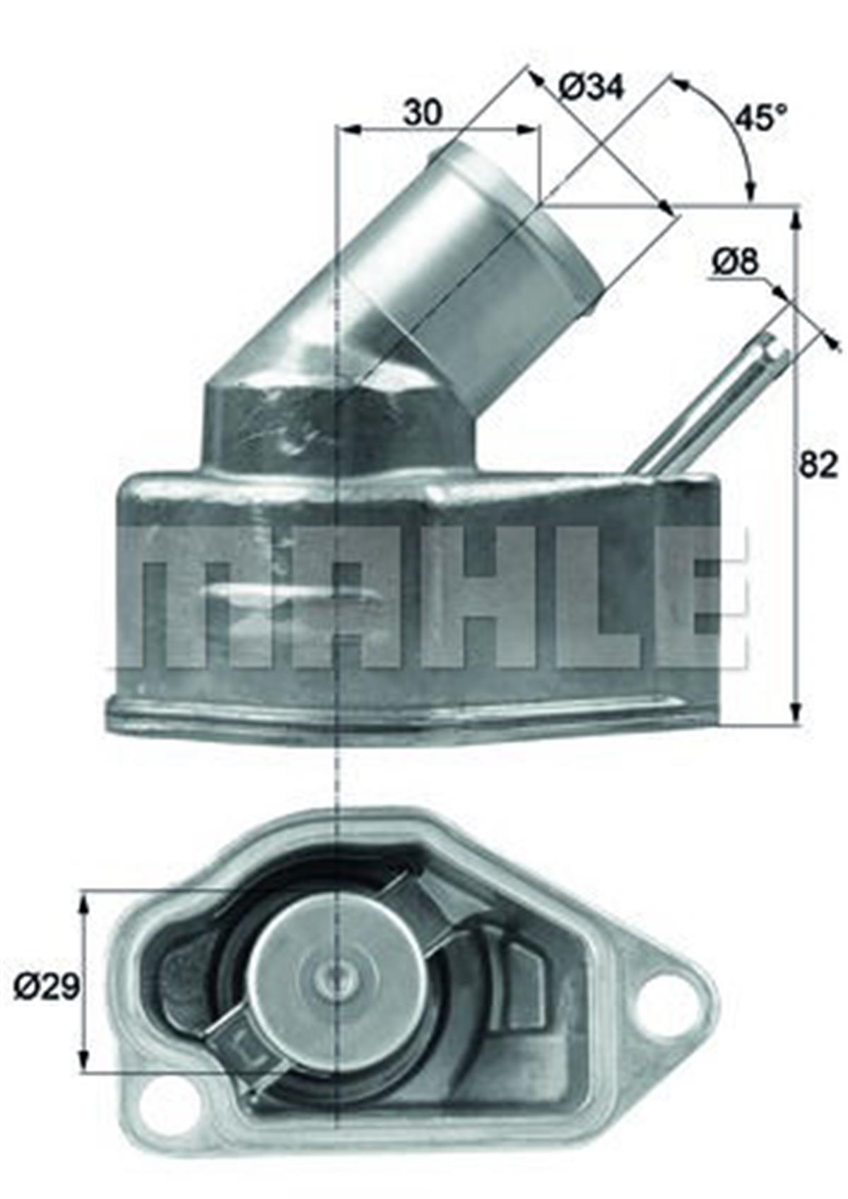 Termostat : Komple Vectra A-B Astra F X20xev 96-01