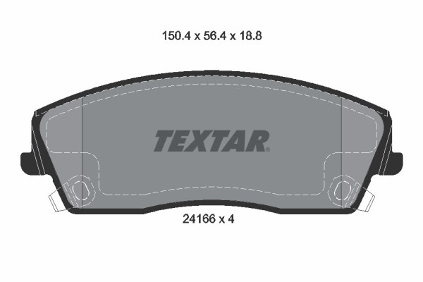 Dodge Challenger Ön Fren Balatası TEXTAR