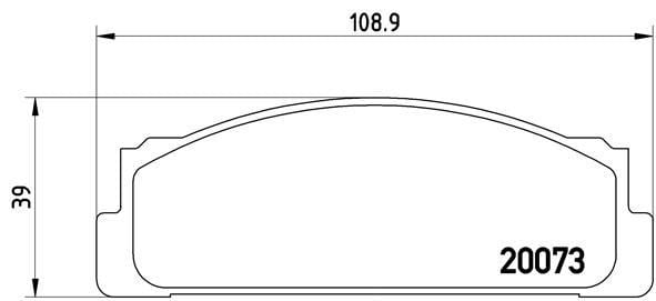 M131 DKŞ-S-SL-SLX-M124-Serçe Ön Balata BREMBO