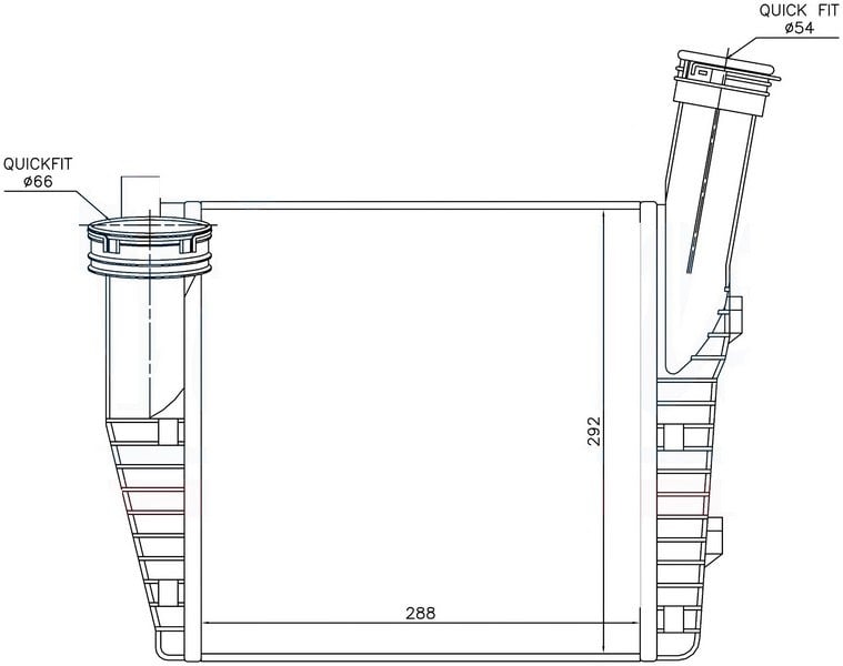 Volkswagen Touareg Intercooler ORIS