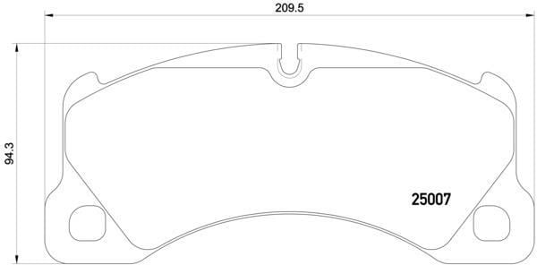 Volkswagen Touareg Ön Balata BREMBO