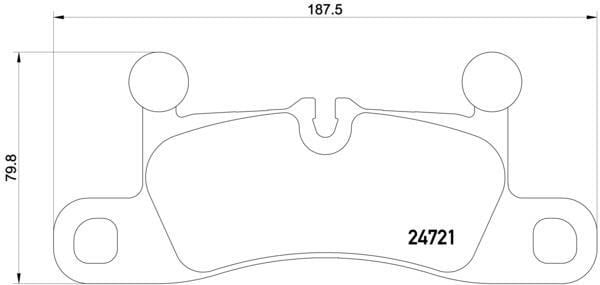 Volkswagen Touareg Arka Balata BREMBO