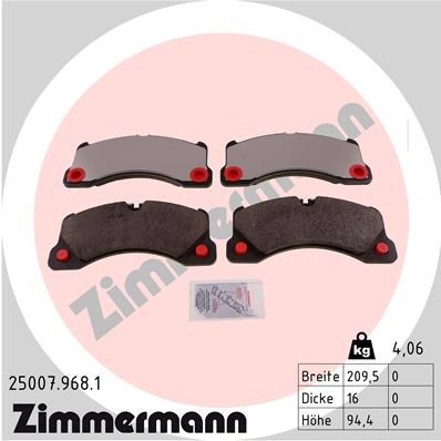 Volkswagen Touareg Ön Balata ZIMMERMANN