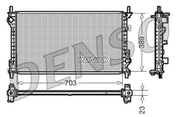 Ford Tourneo Connect Motor Su Radyatörü 02-13 DENSO