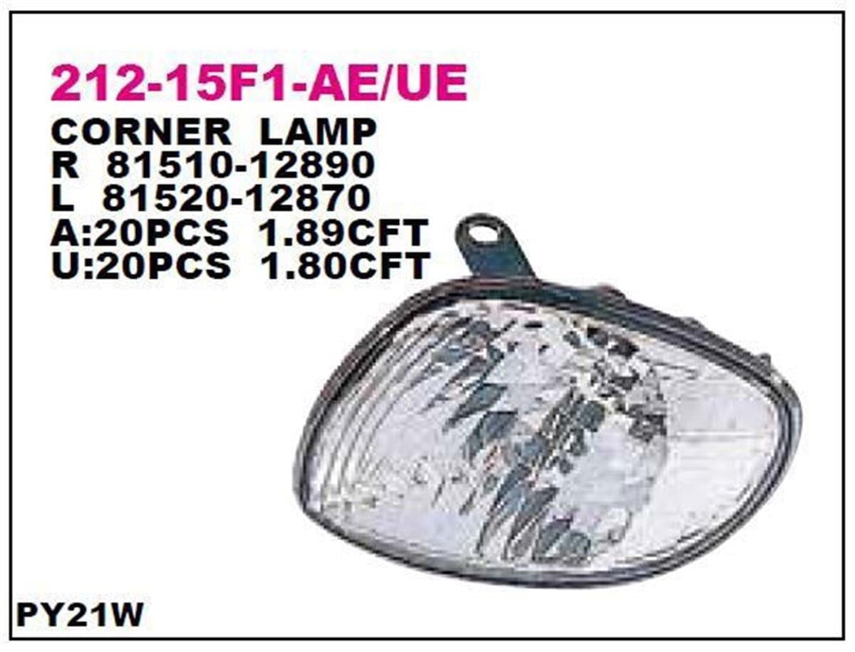 Toyota Corolla (E11) Sağ Sinyal Lambası Depo (2000-2001 Benzinli) 81511