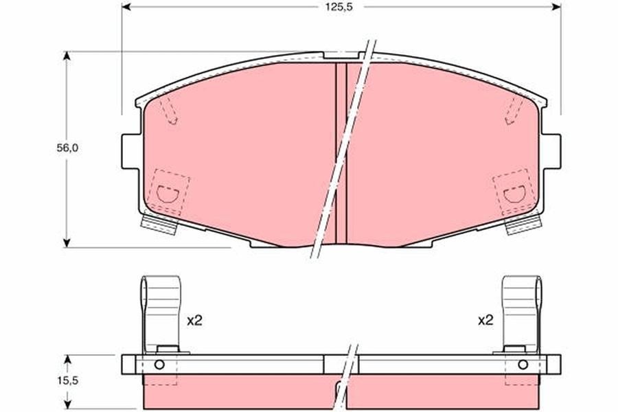 Toyota Soarer Coupe Ön Aks Disk Balatası TRW