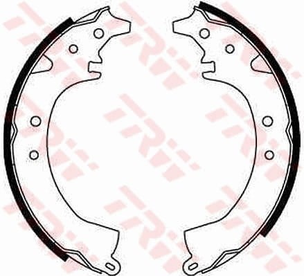 Toyota Camry V2 Arka Aks Pabuçlu Balata Kiti TRW