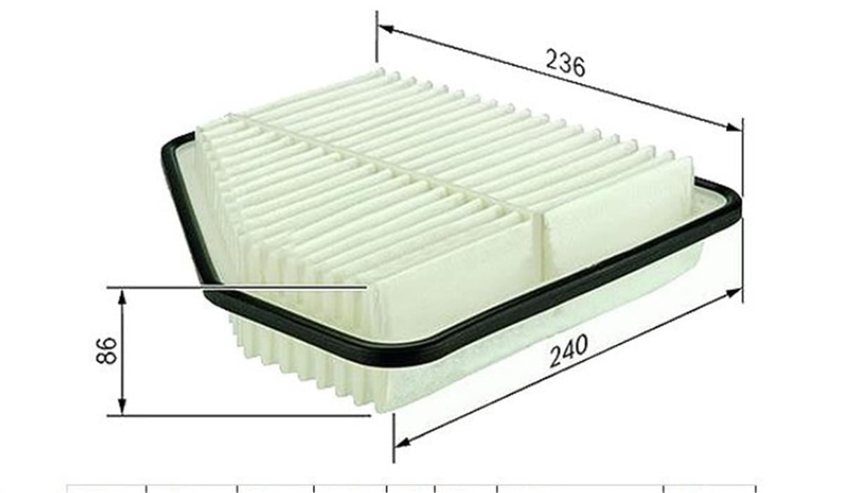 Toyota Rav4 (2006-2011) 2.2 D4d Dizel Hava Filtresi Grat