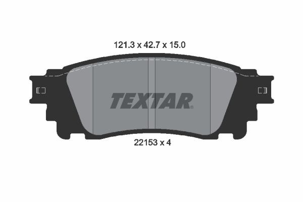 Toyota C-HR X1 Arka Fren Balatası TEXTAR