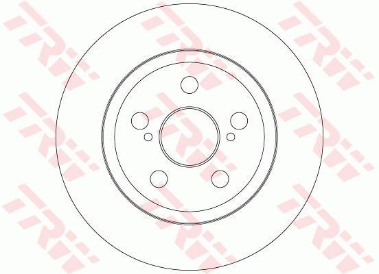 Toyota Urban Cruiser Liftback P1 Fren Diski Arka Aks TRW