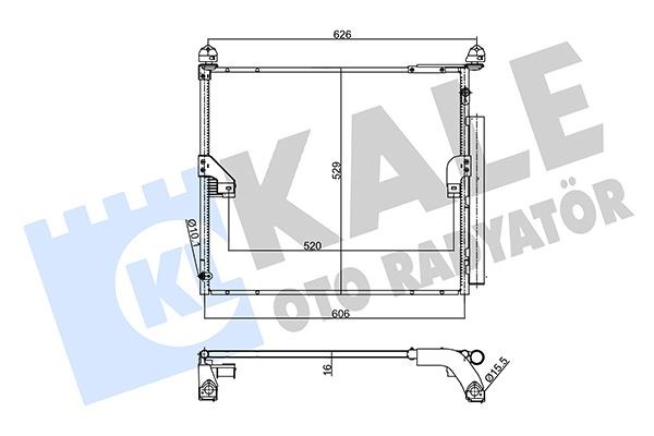 Toyota Land Cruiser Kondenser KALE-RADYATOR