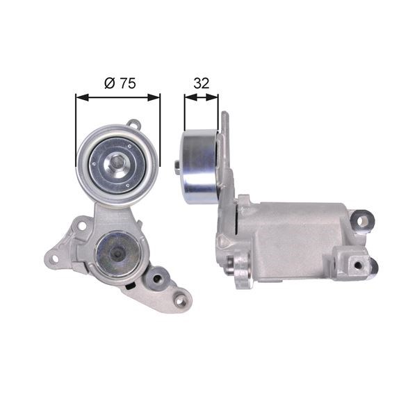 Toyota Hilux III Hiace Alternatör Gergi Rulmanı 2.5D-2.8D GATES