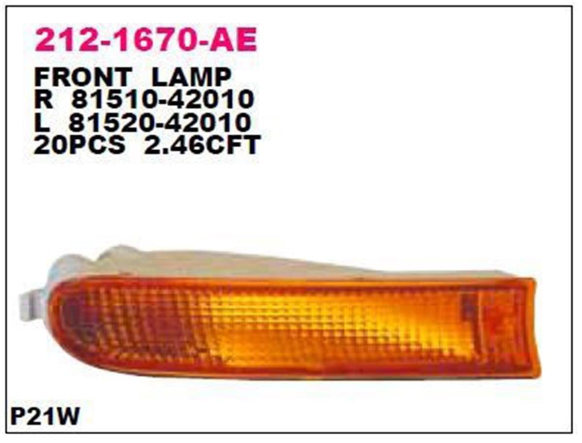 Toyota Rav4 (A1) Tampon Sinyali Sol Depo (95-97 Benzin) 81520