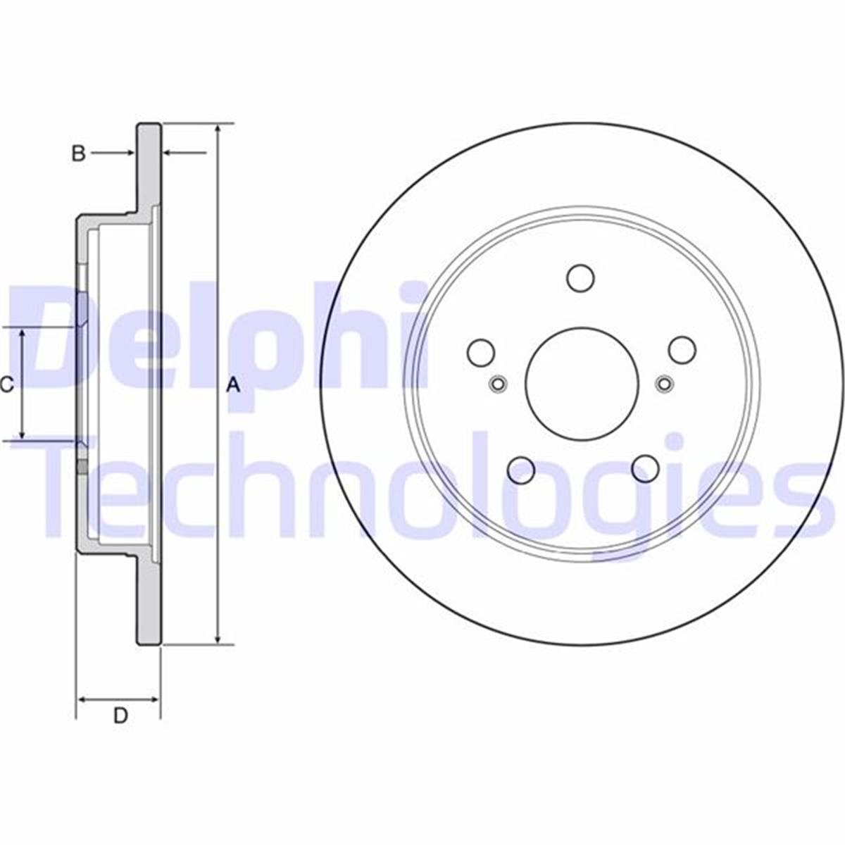 Toyota Corolla Cross (2021>) Fren Diski Arka Dolu Tip 4243178010