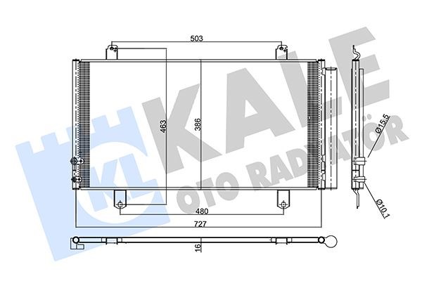 Toyota Camry Kondenser KALE-RADYATOR