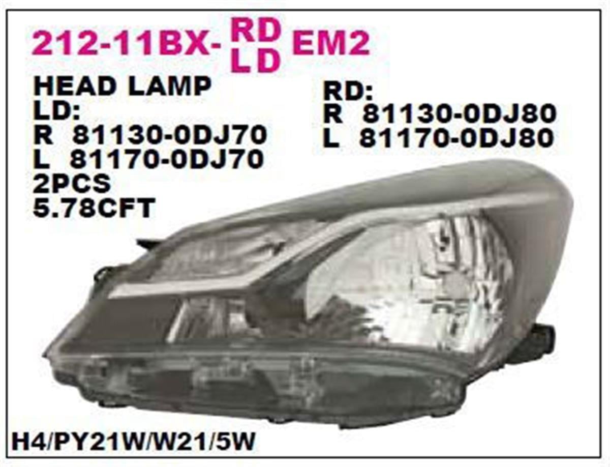 P13 Benzin-Dizel Sol Far Yarısı Depo (2017 Ve Üzeri) 81170