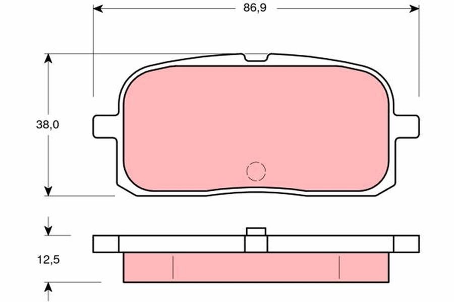 Toyota Corolla Liftback E9 Arka Disk Balata TRW