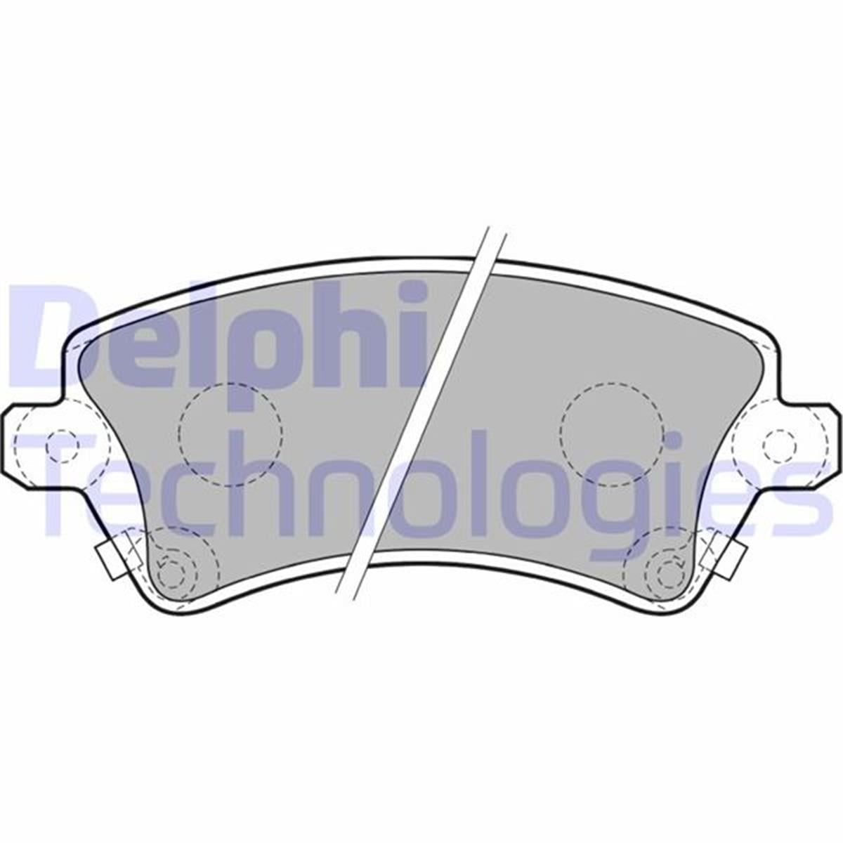 Toyota Corolla (2002-2006) Ön Fren Balata 0446502061-0446502130-Wva23766