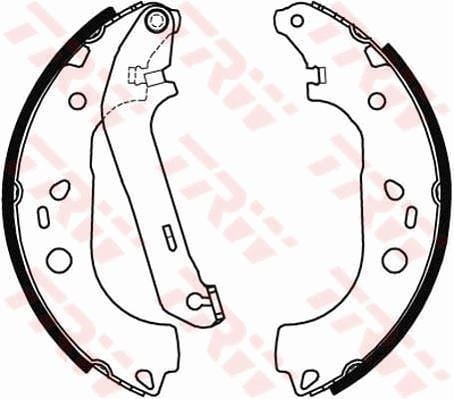 Ford Transit Tourneo Connect Arka Pabuç Balata TRW