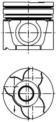 Volkswagen LT28-35-46 Motor Piston Segman STD 2.8 12V KOLBEN