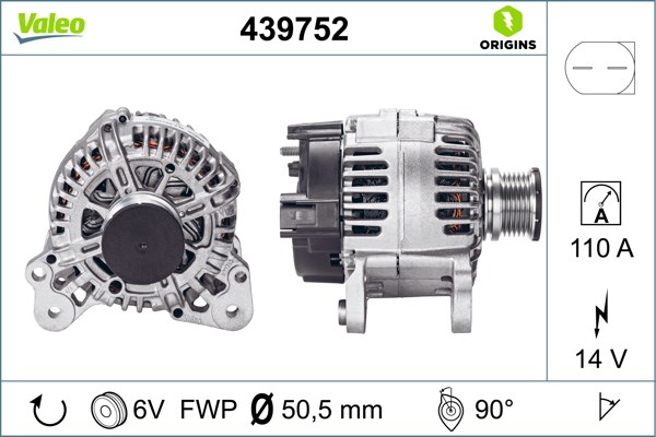 Volkswagen Transporter T5 Crafter Amarok Alternatör VALEO
