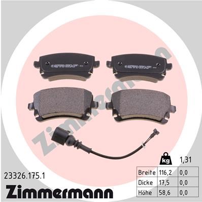 Volkswagen Transporter T5 Arka Balata Fişli ZIMMERMANN