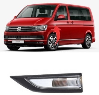 Volkswagen Transporter T7 Çamurluk Sinyali Siyah Sol Ampullü Duylu GKL