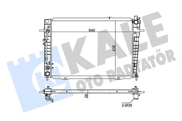 Hyundai Tucson Radyatör Otomatik KALE-RADYATOR