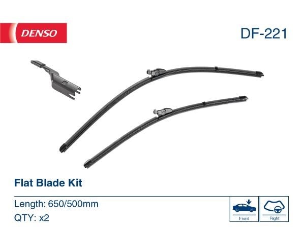 Silecek Süpürgesi Flat Ön DENSO