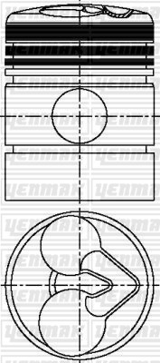 KHD F1 L 712 Piston Segman Q95.0mm STD YENMAK