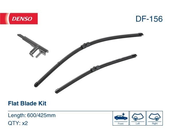Silecek Süpürgesi Flat Ön DENSO