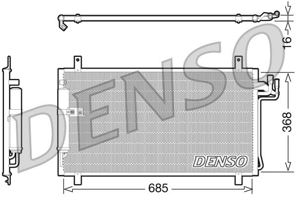 Nissan Klima Radyatörü DENSO