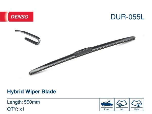 Silecek Süpürgesi 550mm Muz Tipi DENSO