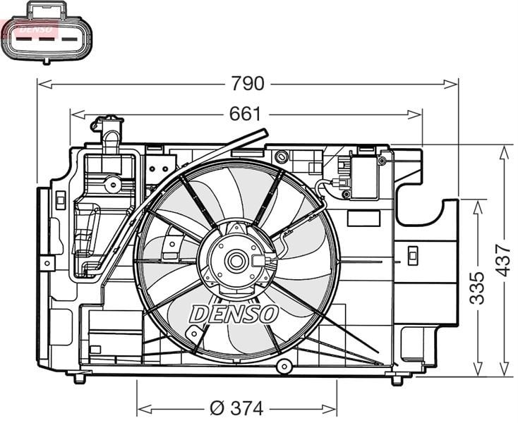 Motor Soğutma Fanı DENSO