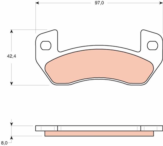 Aixam 500 HATCHBACK Arka Disk Balatası TRW