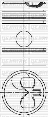 KHD F 1 L 514 Piston Segman Q111.5mm 150 YENMAK