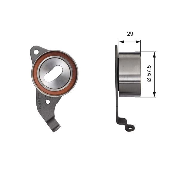 Powergrip Avara Rulmanı GATES