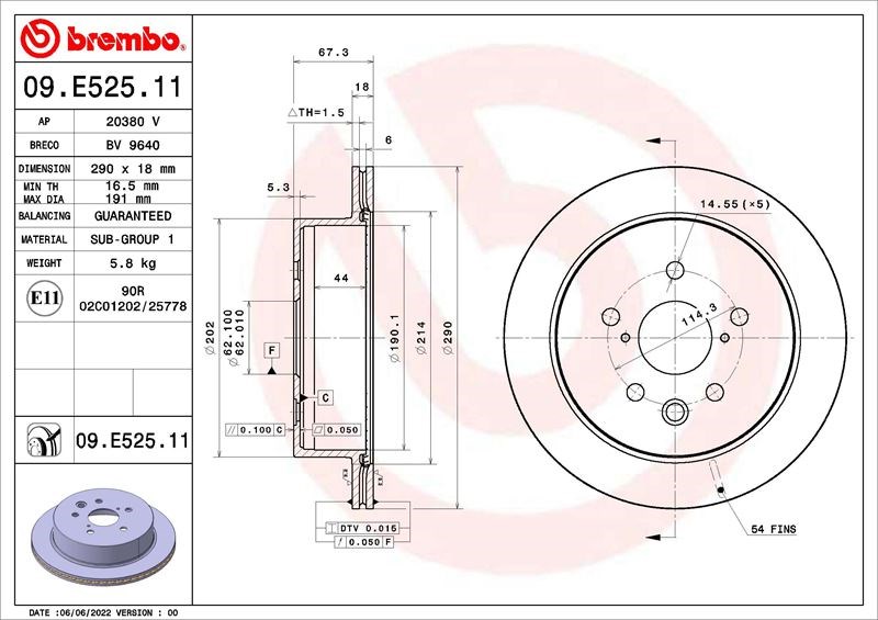 Lexus IS III Fren Diski BREMBO