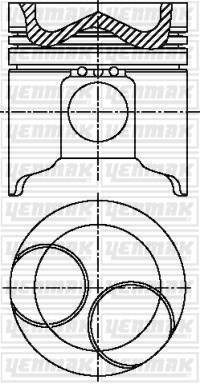 Caterpillar CAT D7 G Piston Segman Q120.65mm STD YENMAK