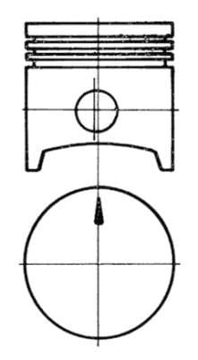 Segman STD 1600 KOLBEN