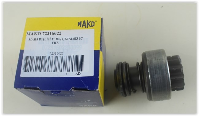 Steyr Pancar Motor Marş Dişlisi 11 Diş Çatalsız İç Freze MAKO