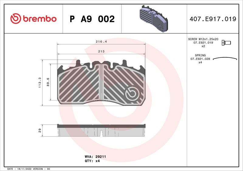 Kögel Trax Fren Balatası BREMBO