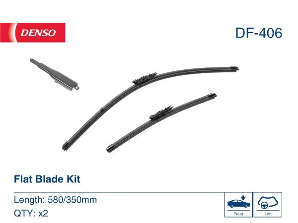 Silecek Süpürgesi Flat Ön DENSO