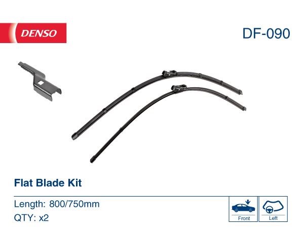 Silecek Süpürgesi OE Kiti 800/750 DENSO