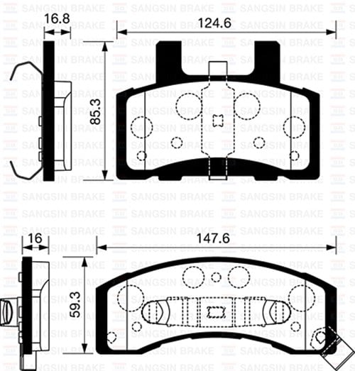 GMC C2500 Fren Disk Balatası SANGSIN